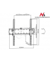 MACLEAN UCHWYT DO TELEWIZORA 32-55  MC-665 CZARNY DO 40KG MAX VESA 400X400 - nr 18
