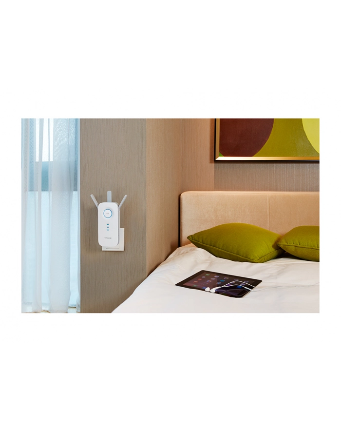 TP-Link RE450 Wireless Range Extender 802.11b/g/n/ac  AC1750 , Wall-Plug Gigabit główny