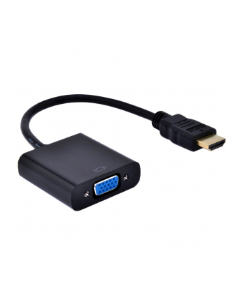 SAVIO ADAPTER HDMI A MĘSKIE - VGA 15 PIN ŻEŃSKIE CL-27