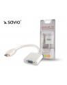 SAVIO ADAPTER HDMI A MĘSKIE - VGA 15 PIN ŻEŃSKIE CL-27 - nr 7