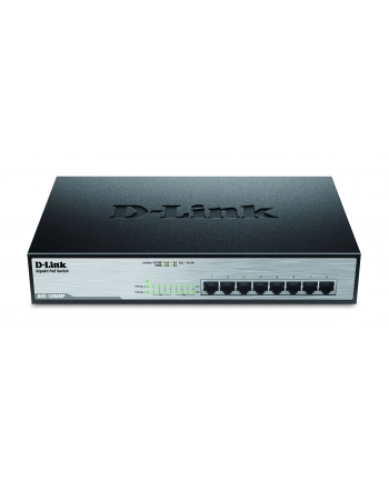 D-Link 8-Port Desktop Gigabit, 8 X PoE+ up to 30W, max. 140W