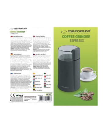 Młynek do kawy Esperanza ''Espresso'' czarny nr 2