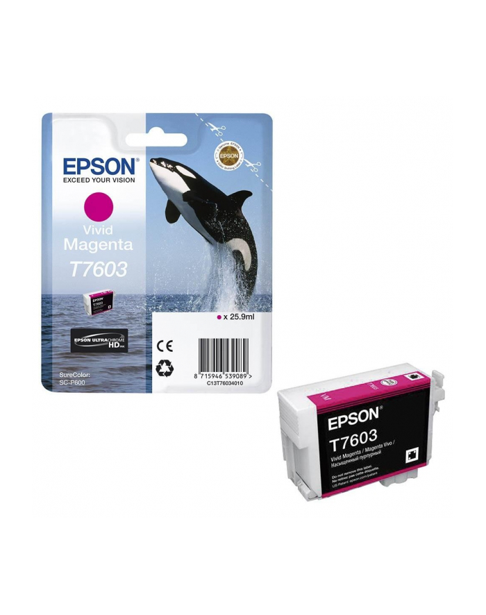 T7603 Ink Cartridge Vivid Magenta UltraChrome HD główny