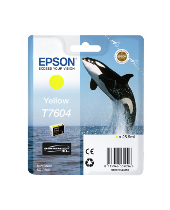 T7604 Ink Cartridge Yellow UltraChrome HD nr 1