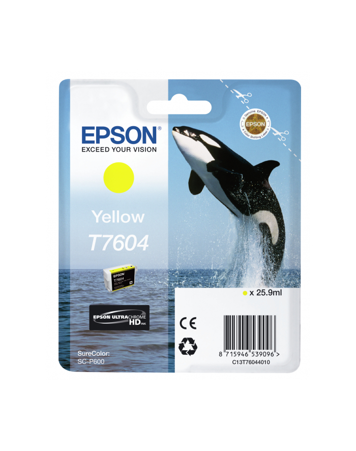 T7604 Ink Cartridge Yellow UltraChrome HD główny