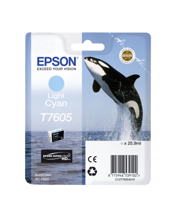 EPSON T7605 Ink Cartridge Light Cyan UltraChrome HD nr 2