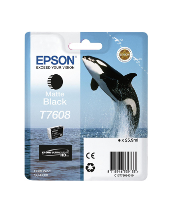 T7608 Ink Cartridge Matte Black UltraChrome HD nr 2