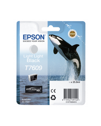 EPSON T7609 Ink Cartrid Light Light Black UltraChrome HD nr 1