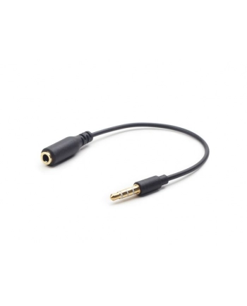 Kabel stereo minijack->minijack M/F zamienione piny dla Apple/Samsung, Nokia 17.5CM Gembird nr 1