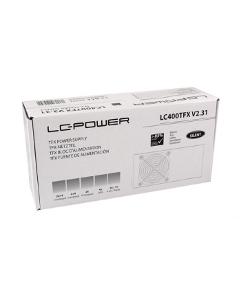 ZASILACZ 350W LC400TFX V2.31 85+ 80MM 2x PCI-e 4x SATA