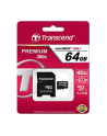 Karta pamięci Transcend microSDXC 64GB Class 10, UHS1 + Adapter (SD 3.0) - nr 13