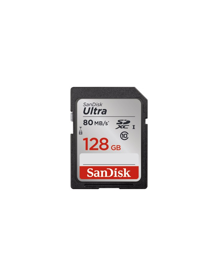 SanDisk karta pamięci Ultra SDXC 128GB Class 10 UHS-I, Odczyt: do 80MB/s główny