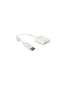 Delock Adapter Displayport 1.2 męski > DVI żeński 4K aktywne biały - nr 13