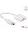 Delock Adapter Displayport 1.2 męski > DVI żeński 4K aktywne biały - nr 17