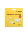 Delock Adapter Displayport 1.2 męski > DVI żeński 4K aktywne biały - nr 4