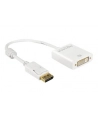 Delock Adapter Displayport 1.2 męski > DVI żeński 4K aktywne biały - nr 8