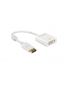 Delock Adapter Displayport 1.2 męski > DVI żeński 4K aktywne biały - nr 9