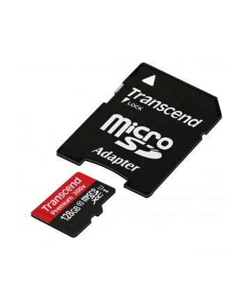 Karta pamięci Transcend microSDXC 128GB Class 10, UHS1 + Adapter nr 2