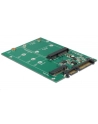 Delock 22-pinowy konwerter SATA -> 1 x M.2 NGFF + 1 x mSATA - nr 10