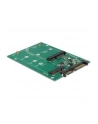 Delock 22-pinowy konwerter SATA -> 1 x M.2 NGFF + 1 x mSATA - nr 19