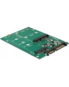 Delock 22-pinowy konwerter SATA -> 1 x M.2 NGFF + 1 x mSATA - nr 20