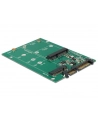 Delock 22-pinowy konwerter SATA -> 1 x M.2 NGFF + 1 x mSATA - nr 5
