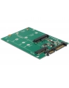 Delock 22-pinowy konwerter SATA -> 1 x M.2 NGFF + 1 x mSATA - nr 9