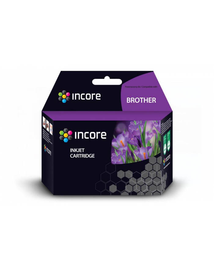 Tusz INCORE do Brother (LC985M) Magenta 25 ml główny