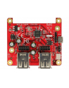 Delock Karta RASPBERRY PI USB Micro (BF) / USB Pin Header -> 4x USB (AF) - nr 19