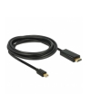 Delock Kabel mini Displayport 1.1 męski > HDMI-A męski 3m, czarny - nr 15