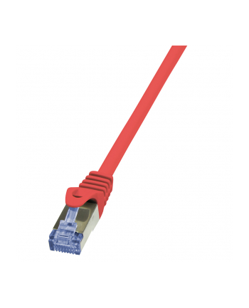 LOGILINK Patchcord Cat.6A 10G S/FTP PIMF PrimeLine 1m czerwony