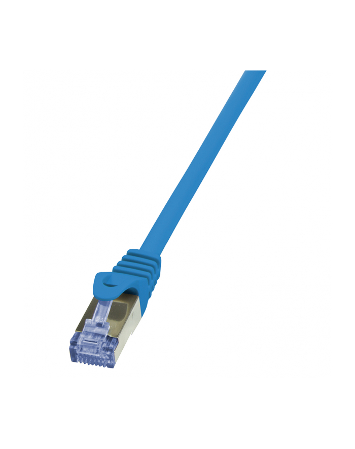LOGILINK Patchcord Cat.6A 10G S/FTP PIMF PrimeLine 1m niebieski główny