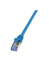LOGILINK Patchcord Cat.6A 10G S/FTP PIMF PrimeLine 1m niebieski - nr 6