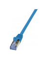 LOGILINK Patchcord Cat.6A 10G S/FTP PIMF PrimeLine 1m niebieski - nr 8