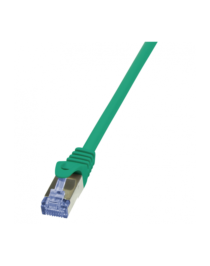 LOGILINK Patchcord Cat.6A 10G S/FTP PIMF PrimeLine 2m zielony główny