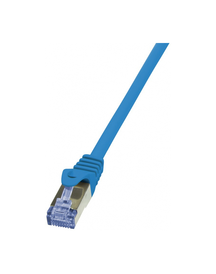 LOGILINK Patchcord Cat.6A 10G S/FTP PIMF PrimeLine 2m niebieski główny