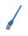 LOGILINK Patchcord Cat.6A 10G S/FTP PIMF PrimeLine 5m niebieski - nr 12