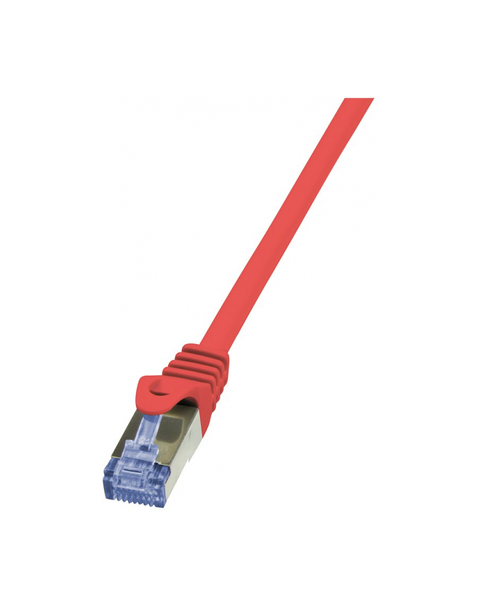 LOGILINK Patchcord Cat.6A 10G S/FTP PIMF PrimeLine 10m czerwony główny