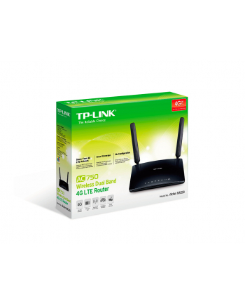 TP-Link Archer MR200 Wireless AC750 LTE router 3xLAN, 1xWAN, 1xSIM