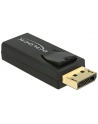Delock Adapter Displayport 1.2 męski > HDMI żeński 4K aktywne czarny - nr 13