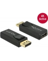 Delock Adapter Displayport 1.2 męski > HDMI żeński 4K aktywne czarny - nr 21