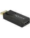 Delock Adapter Displayport 1.2 męski > HDMI żeński 4K aktywne czarny - nr 22