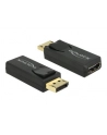 Delock Adapter Displayport 1.2 męski > HDMI żeński 4K aktywne czarny - nr 9