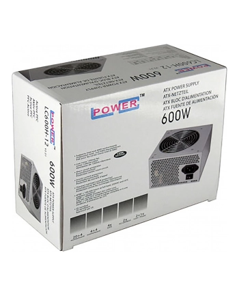 LC POWER Zasilacz LC-POWER OFFICE 600W ATX 120mm aPFC brak k. zas.
