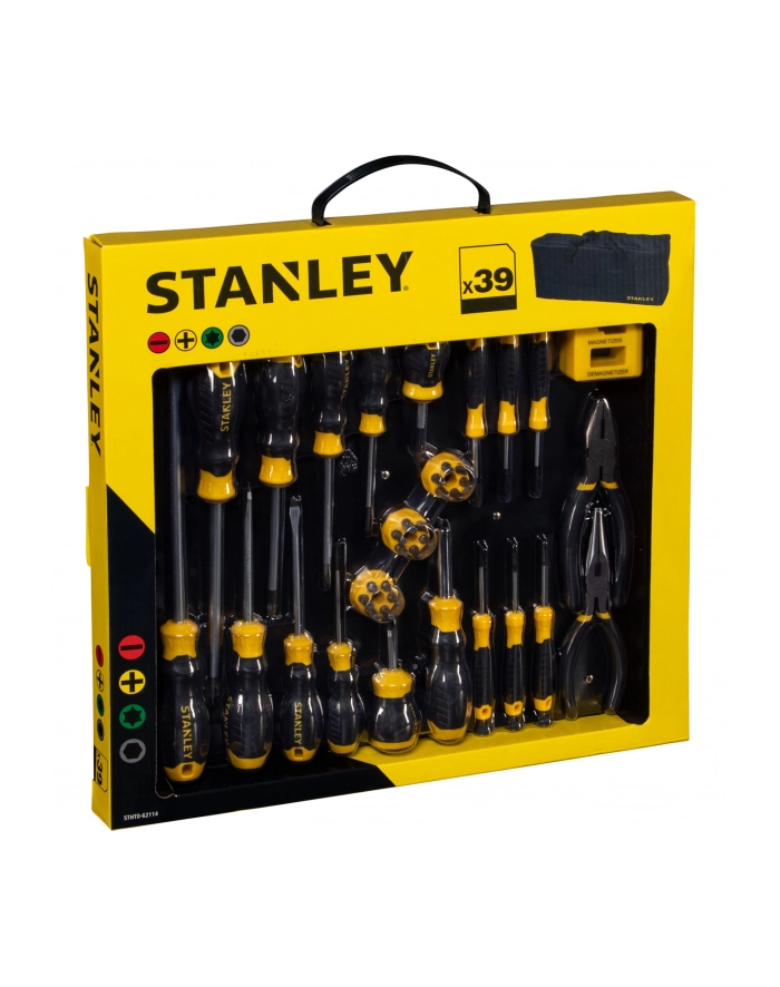 ZESTAW WKRĘTAKÓW 39szt STANLEY główny