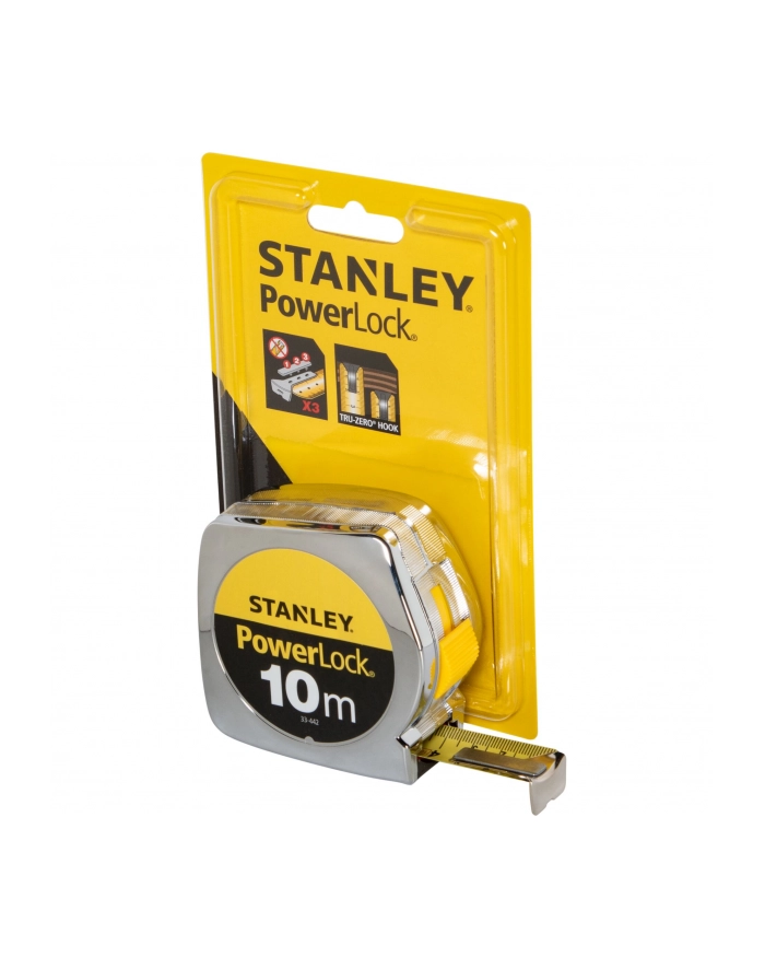 MIARA 10m x 25mm POWERLOCK TWORZYWO STANLEY główny