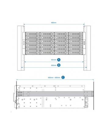 QNAP rail kit for TS-EC2480U-RP