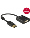 Delock Adapter Displayport 1.2 męski > DVI żeński 4K aktywne czarny - nr 18