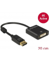 Delock Adapter Displayport 1.2 męski > DVI żeński 4K aktywne czarny - nr 21