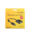 Delock Adapter Displayport 1.2 męski > DVI żeński 4K aktywne czarny - nr 2